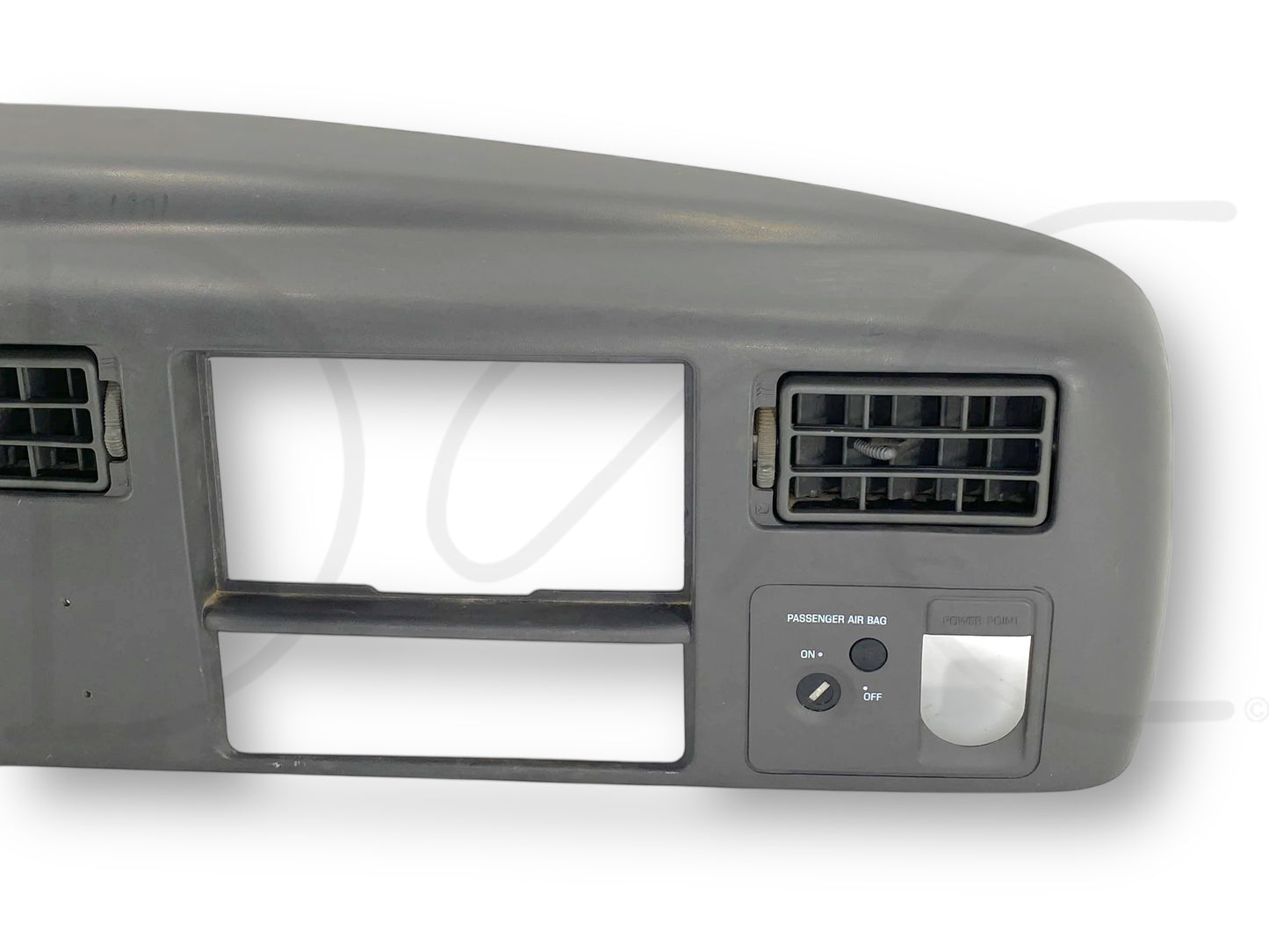 99-04 Ford F250 F350 Super Duty Dash Bezel Radio Cluster Trim Panel Gray OE