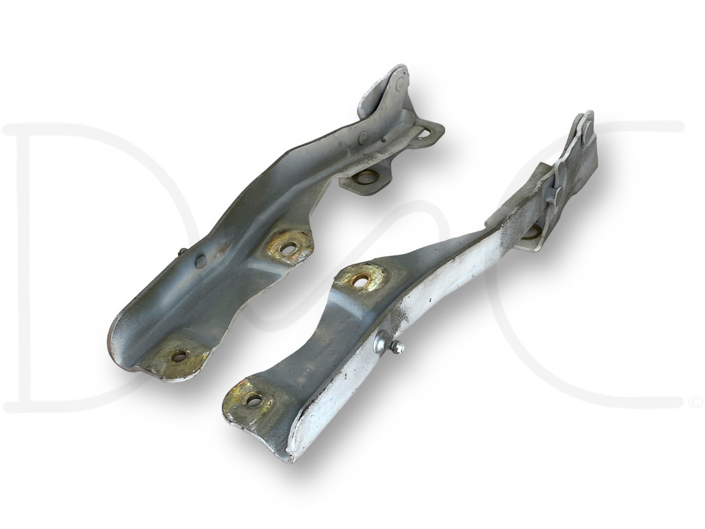 99-07 Ford F250 F350 Super Duty Hood Hinge Set White Hood Hinges OE RH LH Pair