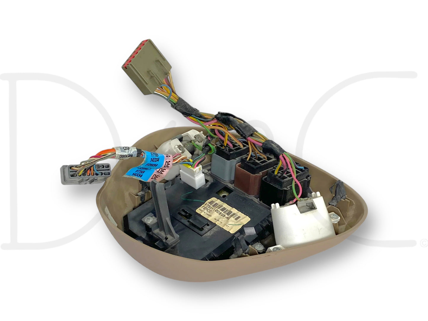 97-02 Ford Expedition Overhead Console Sunroof Control Map Light Assembly Tan