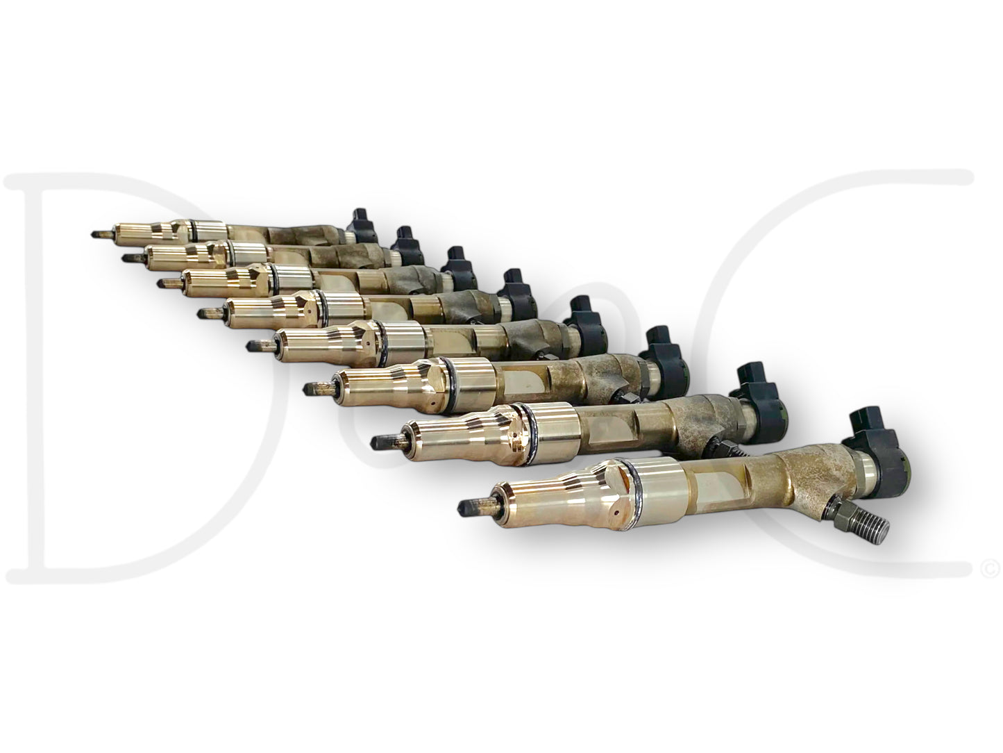 08-10 Ford F250 F350 6.4 6.4L Diesel Fuel Injector Set (8) Injectors *Untested*