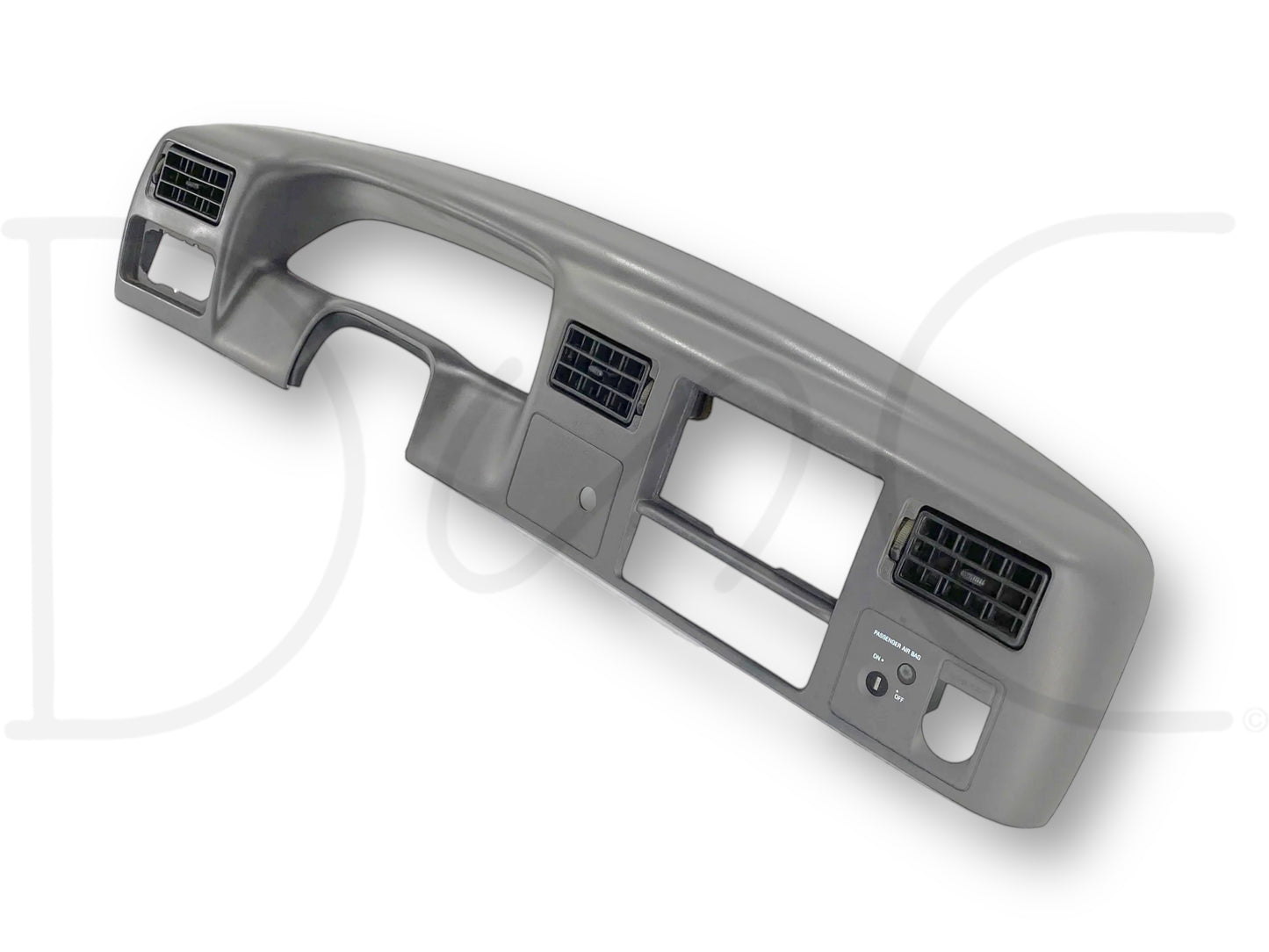 99-04 Ford F250 F350 Super Duty Dash Bezel Radio Cluster Trim Panel Gray OE