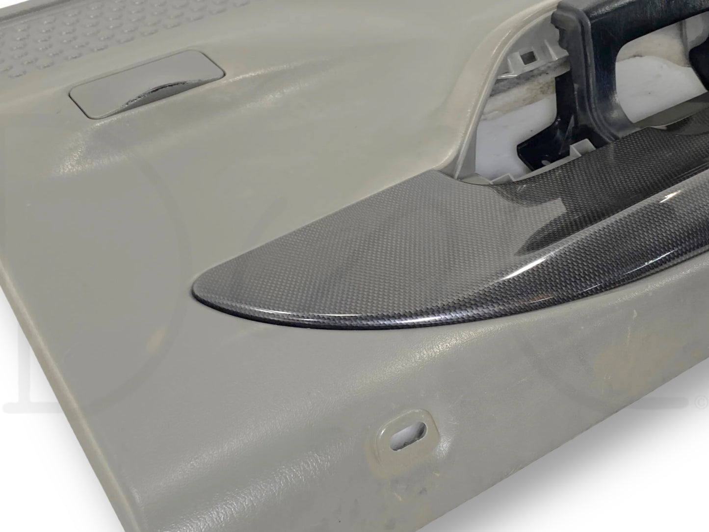 99-07 Ford F250 F350 Sport LH Left Driver Rear Door Panel Gray Carbon OEM