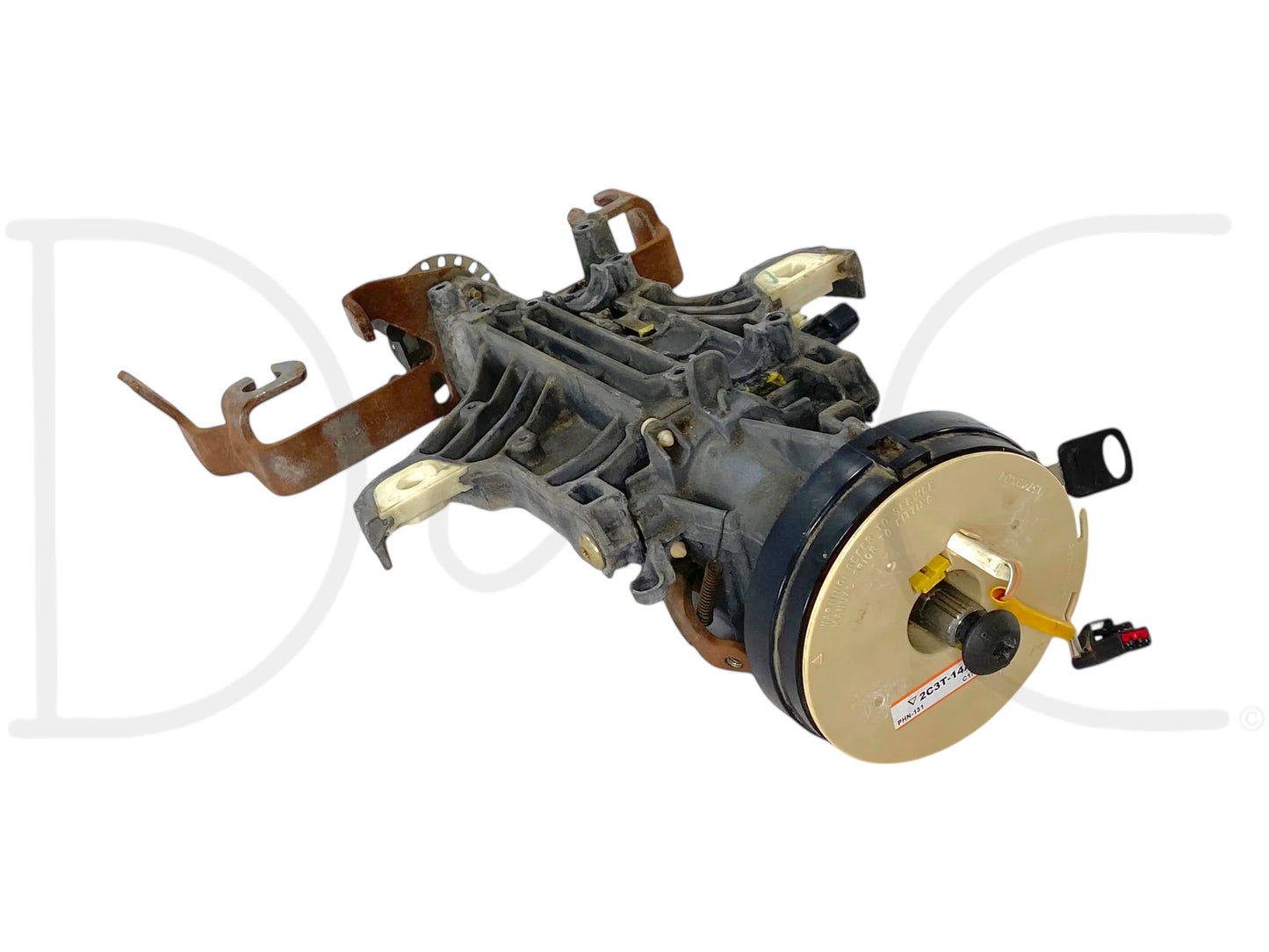 02-04 Ford F250 F350 Tilt Steering Column Auto Trans W/ Key & Clockspring