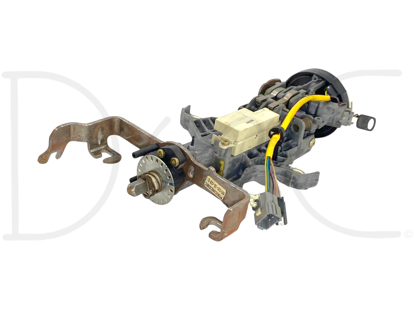 02-04 Ford F250 F350 Tilt Steering Column Auto Trans W/ Key & Clockspring
