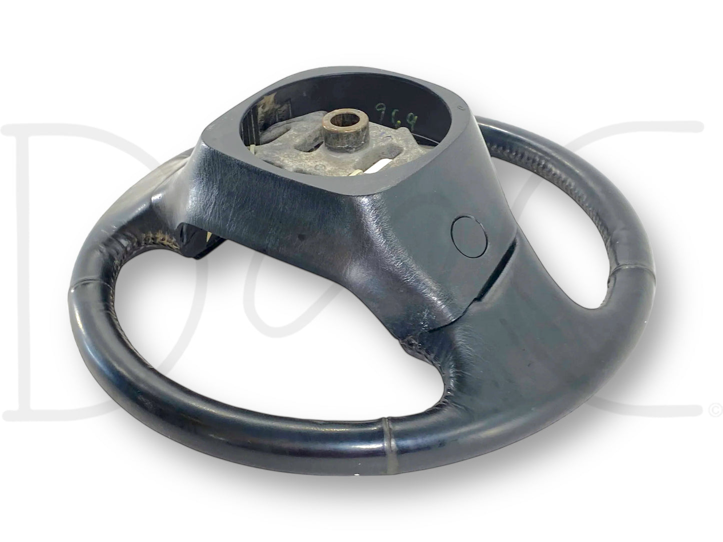 99-04 Ford F250 F350 Black Leather Steering Wheel W/ Cruise Control OEM