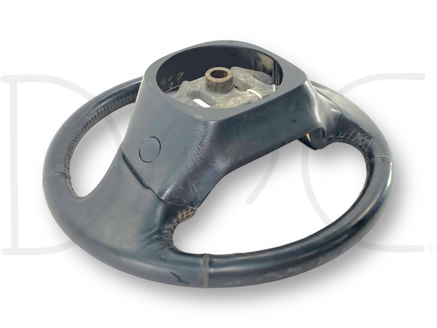 99-04 Ford F250 F350 Black Leather Steering Wheel W/ Cruise Control OEM