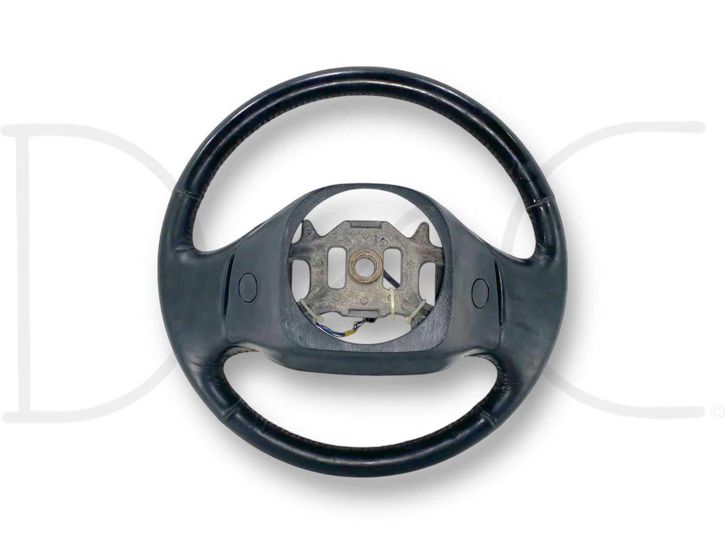99-04 Ford F250 F350 Black Leather Steering Wheel W/ Cruise Control OEM