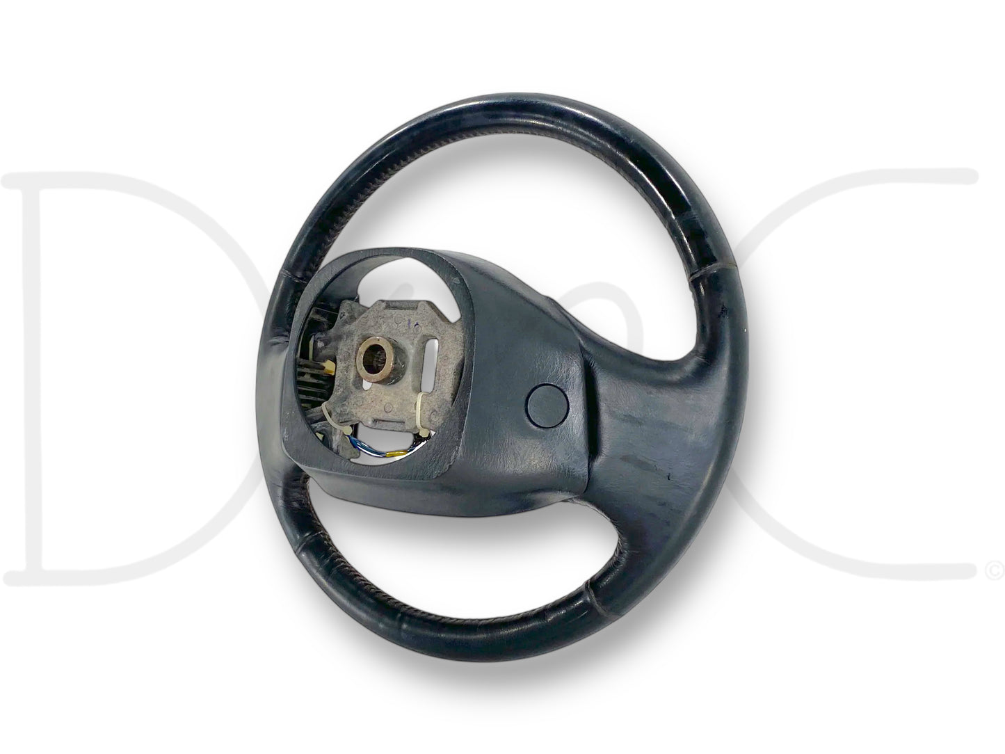 99-04 Ford F250 F350 Black Leather Steering Wheel W/ Cruise Control OEM