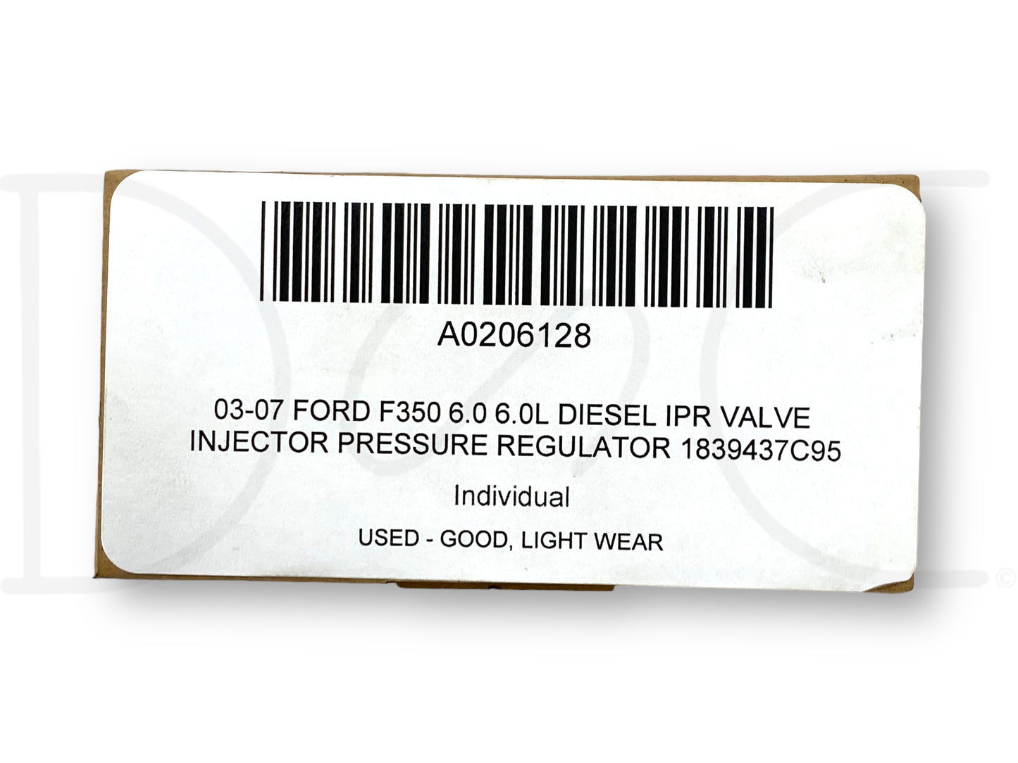 03-07 Ford 6.0 6.0L Diesel IPR Valve Injector Pressure Regulator 1846057C1 OEM