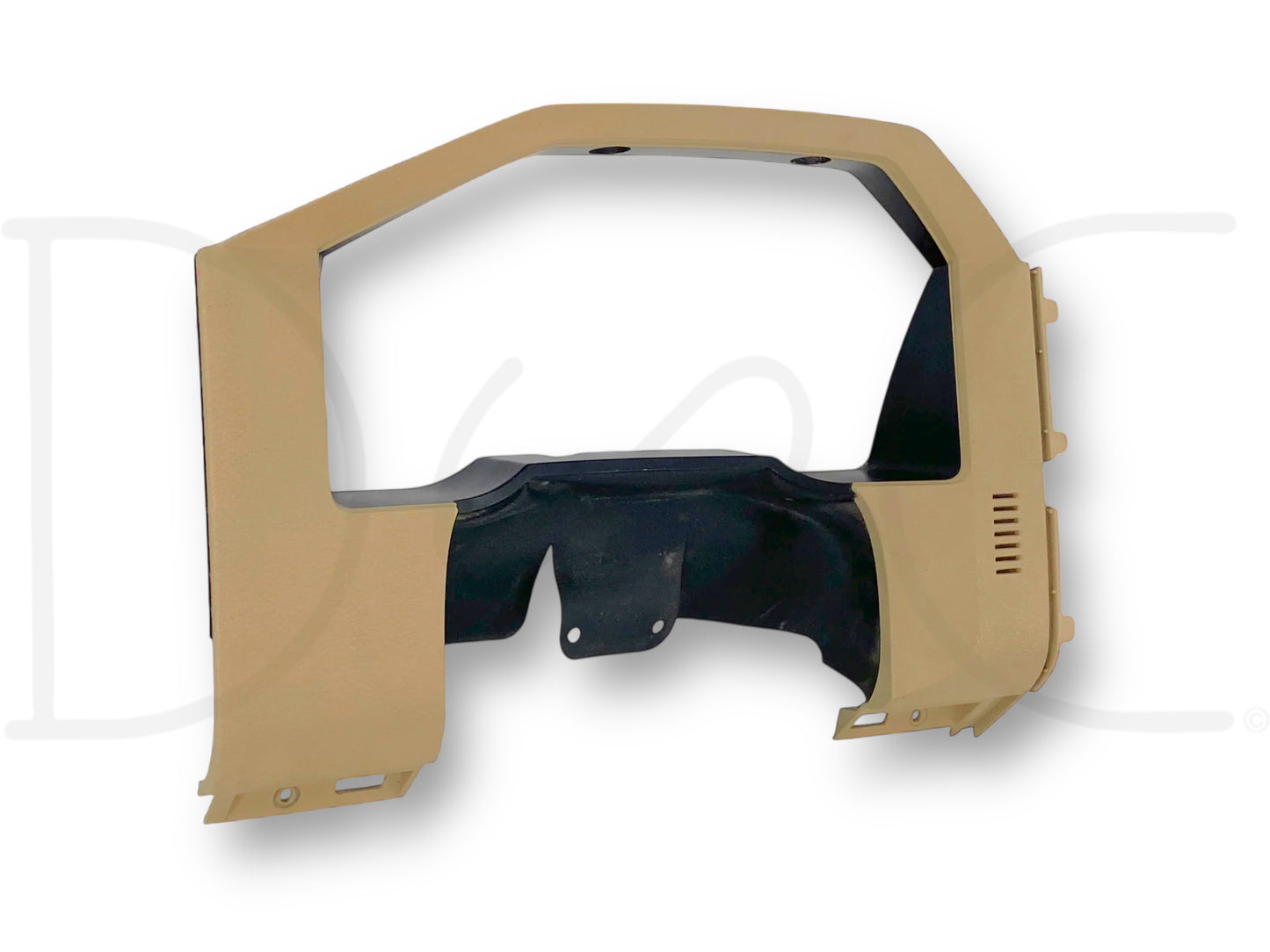 11-16 Ford F250 F350 Super Duty Dash Bezel Gauge Cluster Trim Panel Tan OE