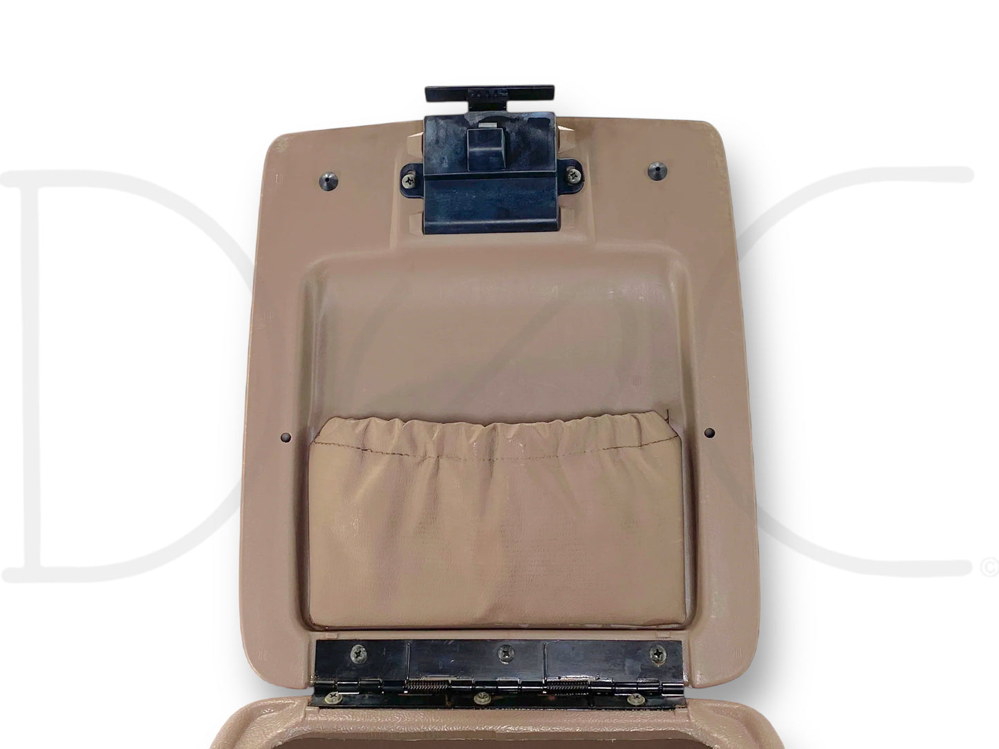 92-97 Ford F250 F350 Truck Center Console Floor Storage Mocha Tan OE
