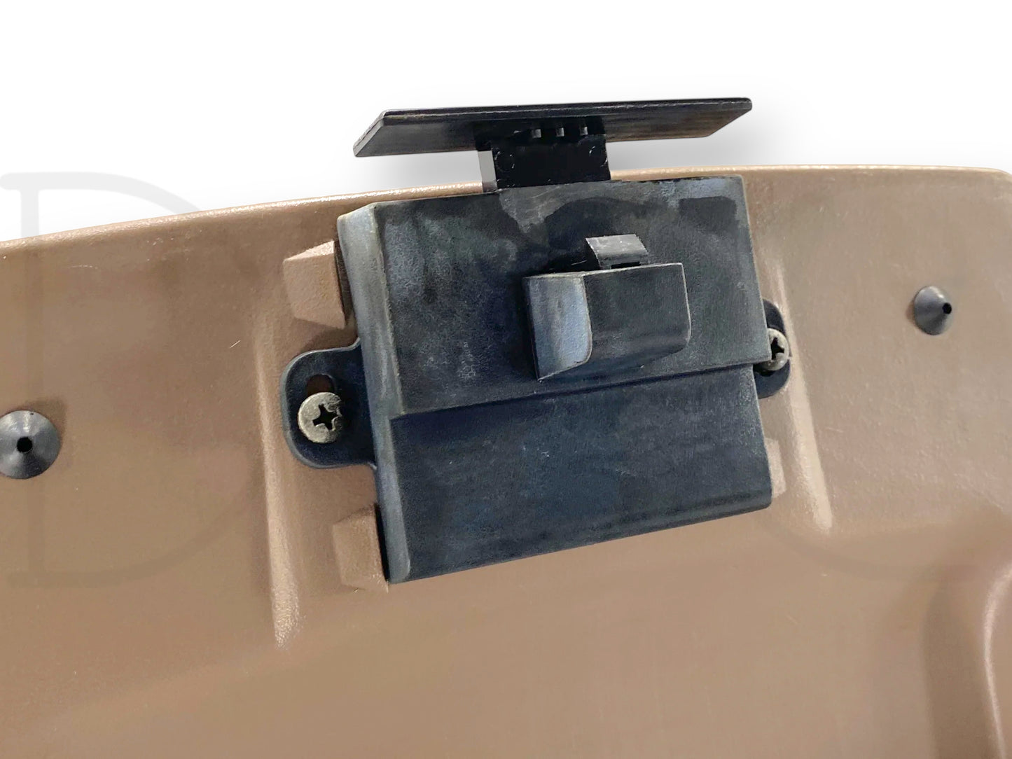 92-97 Ford F250 F350 Truck Center Console Floor Storage Mocha Tan OE