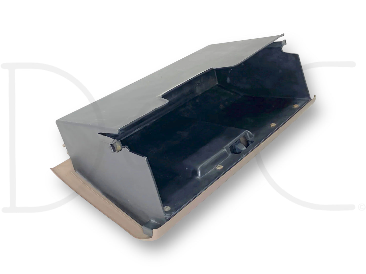 92-97 Ford F250 F350 Dash Glove Box Storage Bin Compartment Mocha Tan OE