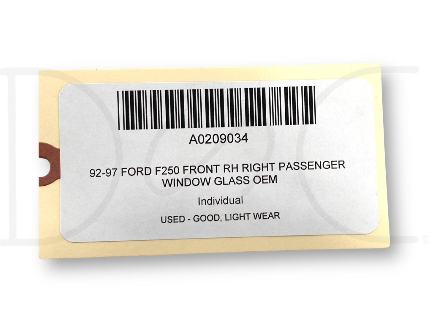 92-97 Ford F250 F350 Front RH Right Passenger Window Glass OEM