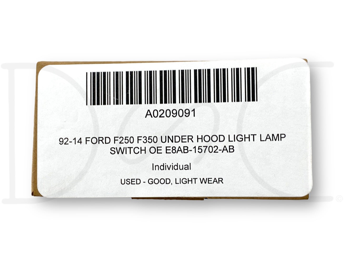 92-14 Ford F250 F350 Under Hood Light Lamp Switch OE E8AB-15702-AB