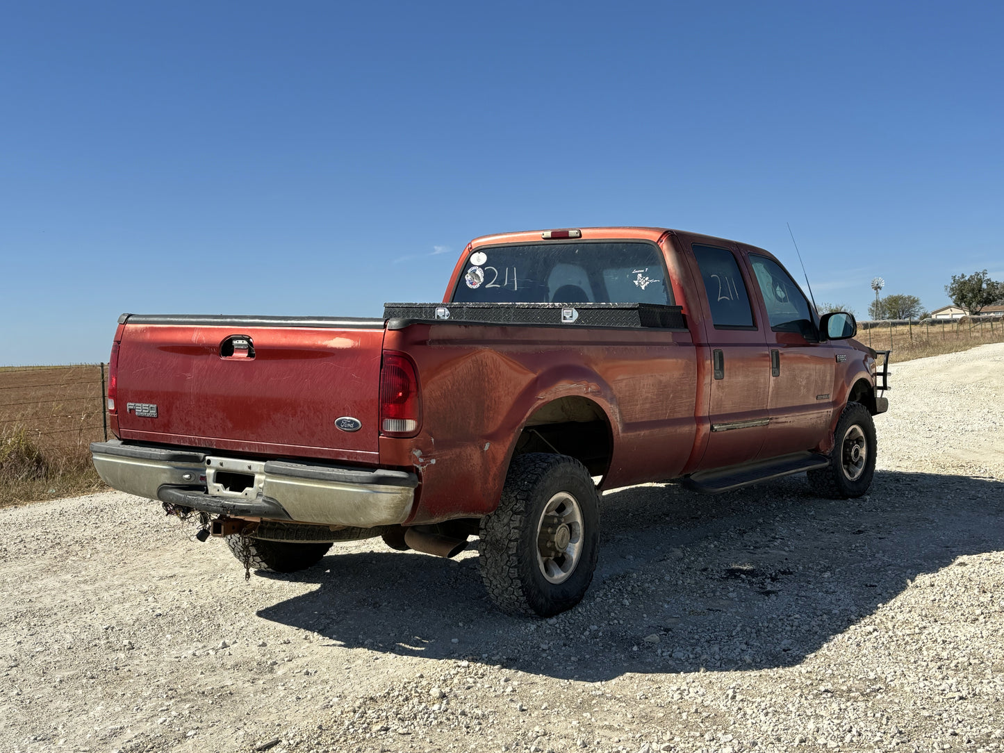 99-07 Ford F250 F350 Tailgate Bn Amber