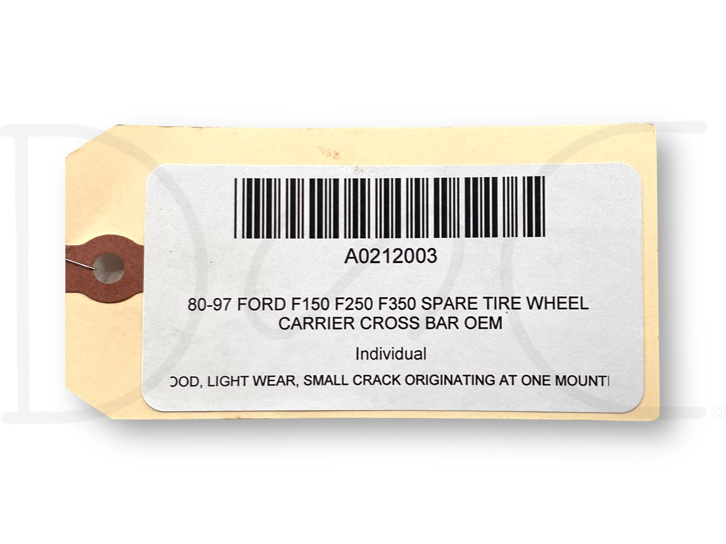 80-97 Ford F150 F250 F350 Spare Tire Wheel Carrier Cross Bar OEM