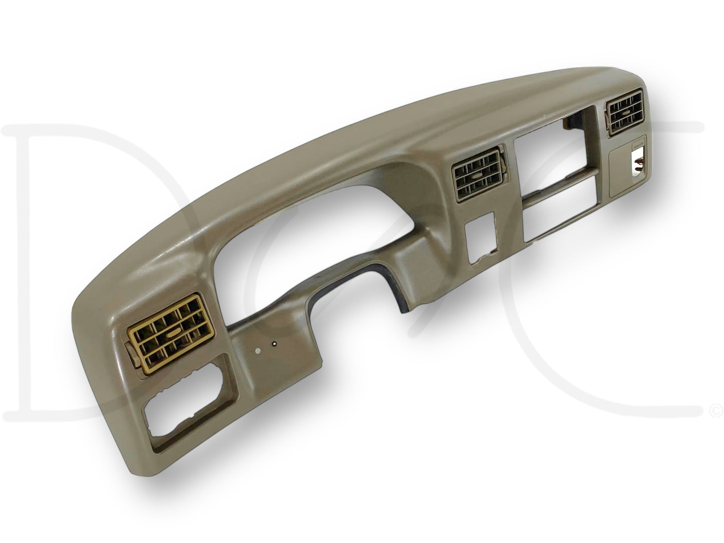 99-04 Ford F250 F350 Super Duty Dash Bezel Radio Cluster Trim Panel Tan OE