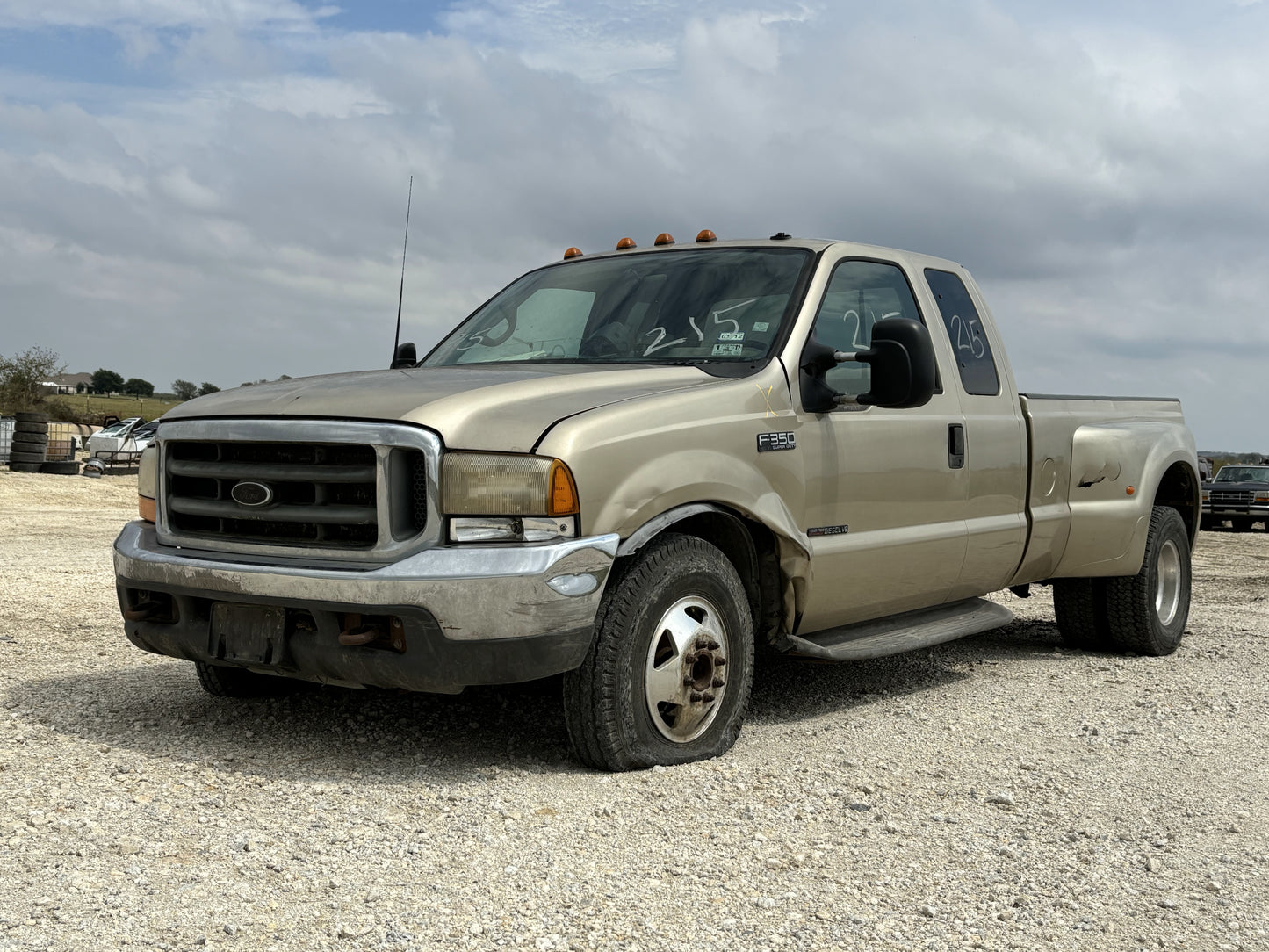 99-07 Ford F250 F350 Front RH Right Passenger Door Tan