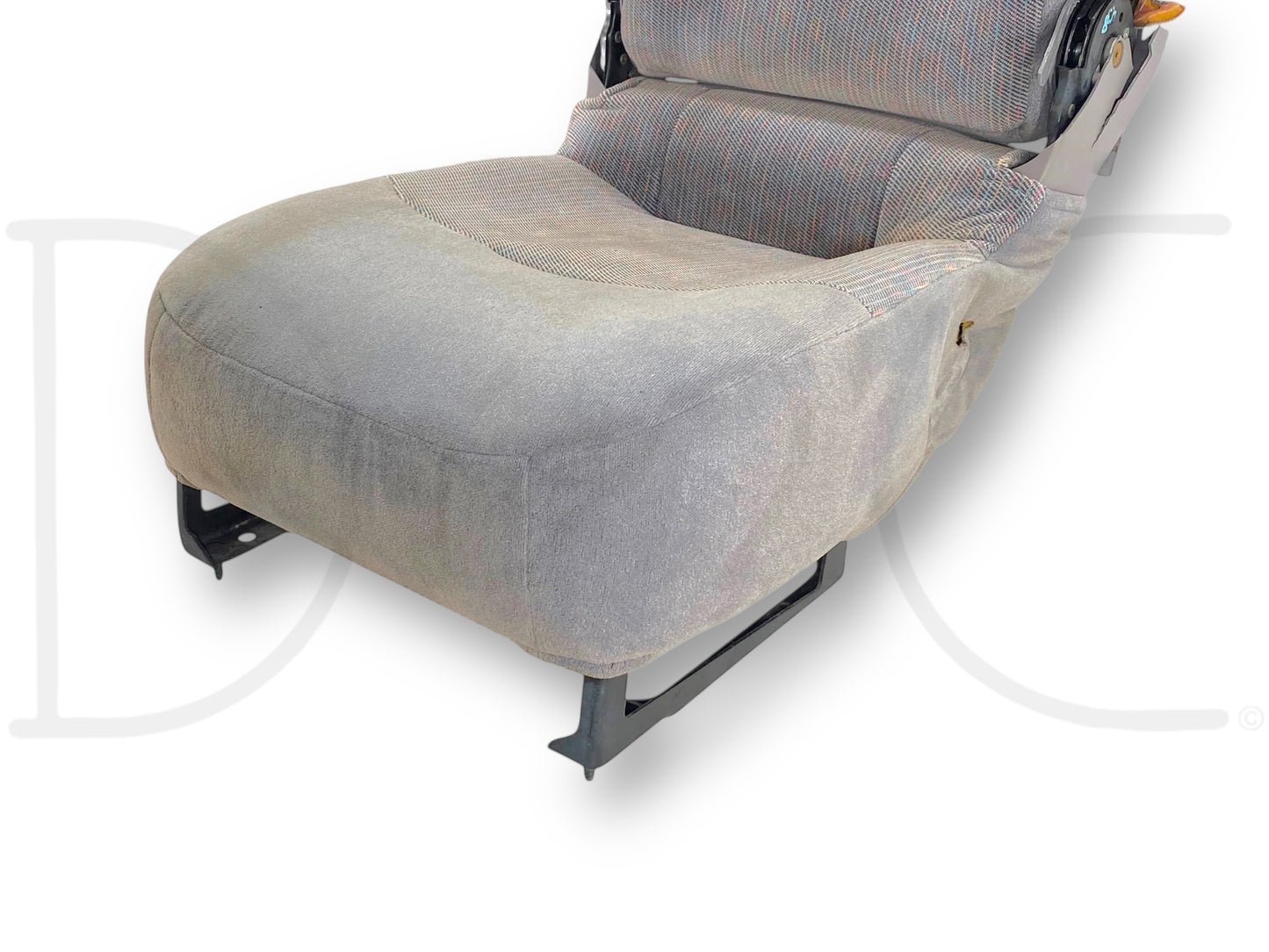 92-97 Ford F250 F350 Front Center Console Jump Seat Gray OEM