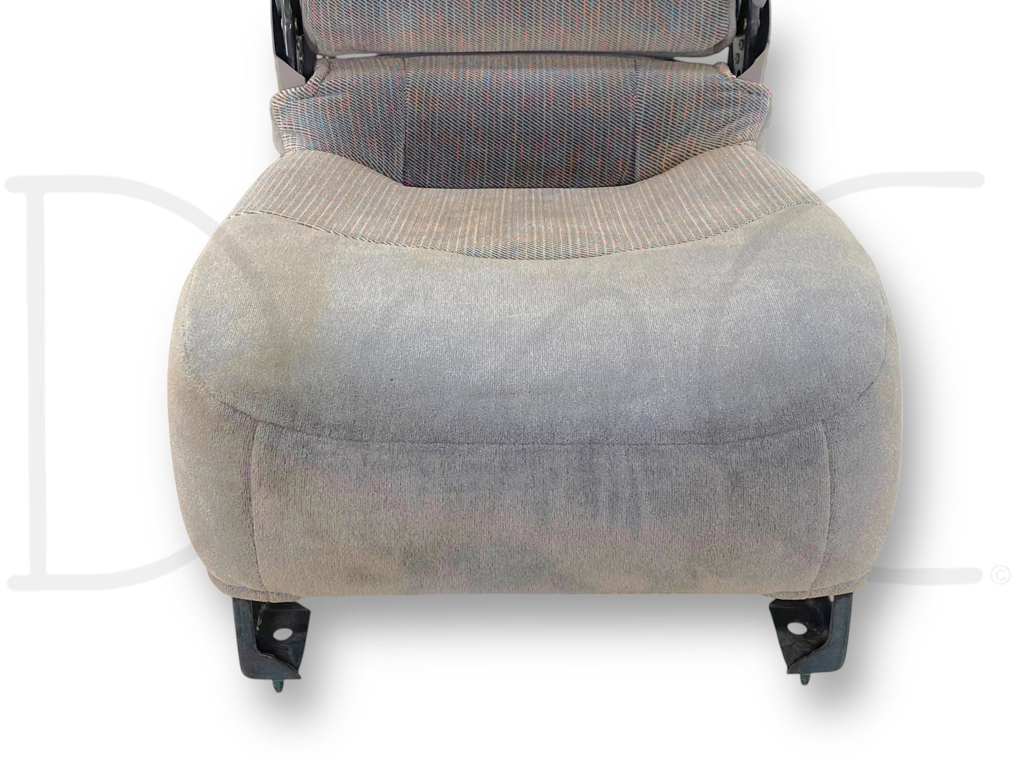 92-97 Ford F250 F350 Front Center Console Jump Seat Gray OEM