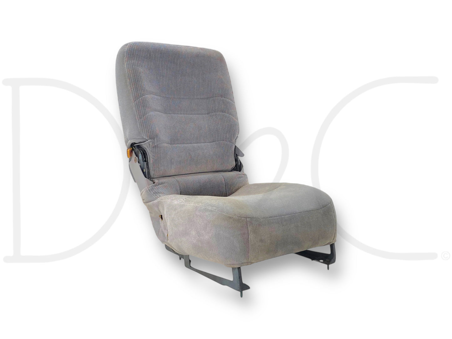 92-97 Ford F250 F350 Front Center Console Jump Seat Gray OEM