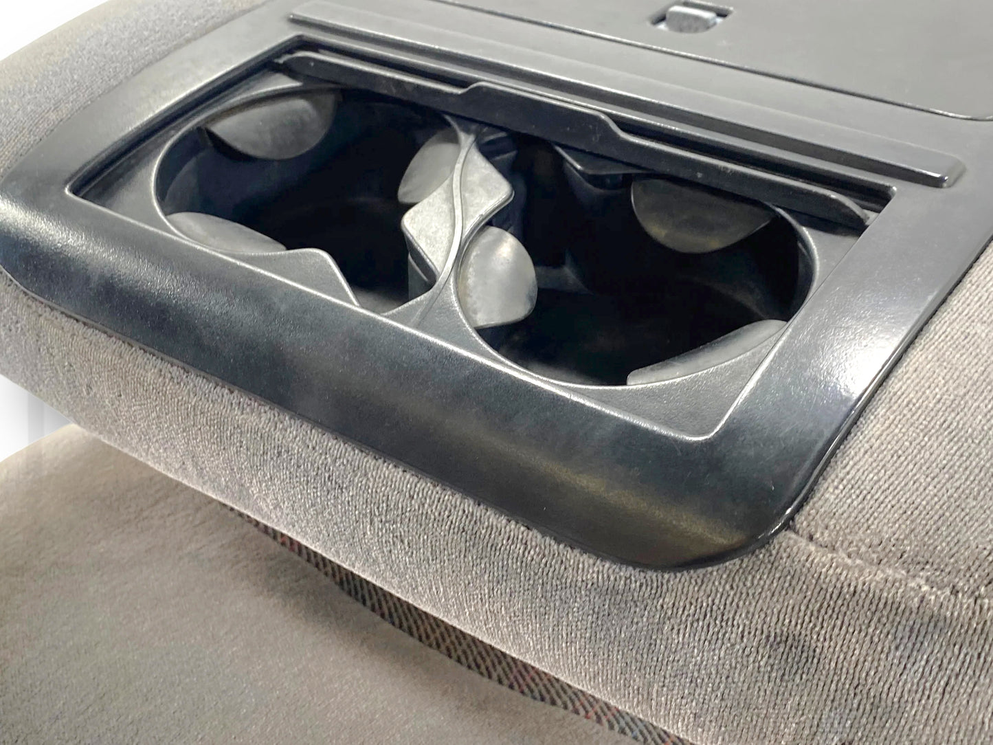 92-97 Ford F250 F350 Front Center Console Jump Seat Gray OEM