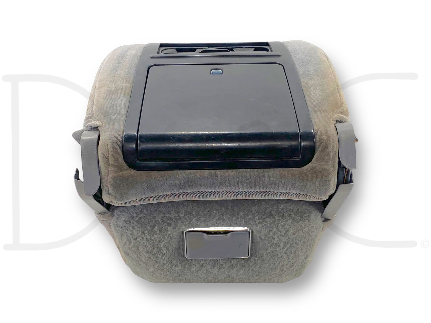 92-97 Ford F250 F350 Front Center Console Jump Seat Gray OEM