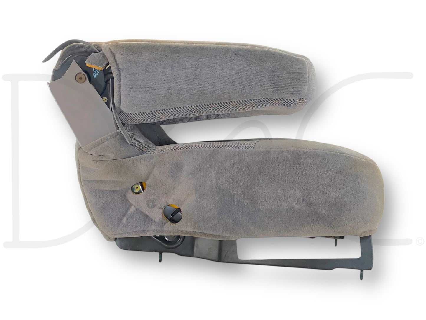 92-97 Ford F250 F350 Front Center Console Jump Seat Gray OEM
