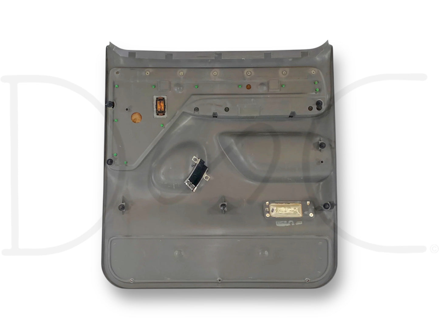 94-97 Ford F250 F350 LH Left Driver Rear Door Panel Power Gray OE