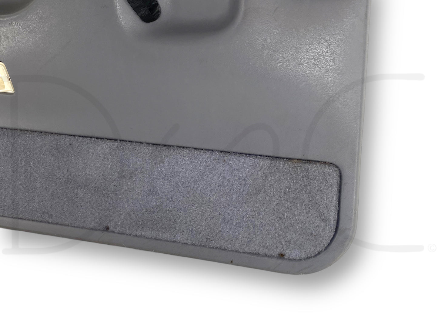 94-97 Ford F250 F350 LH Left Driver Rear Door Panel Power Gray OE