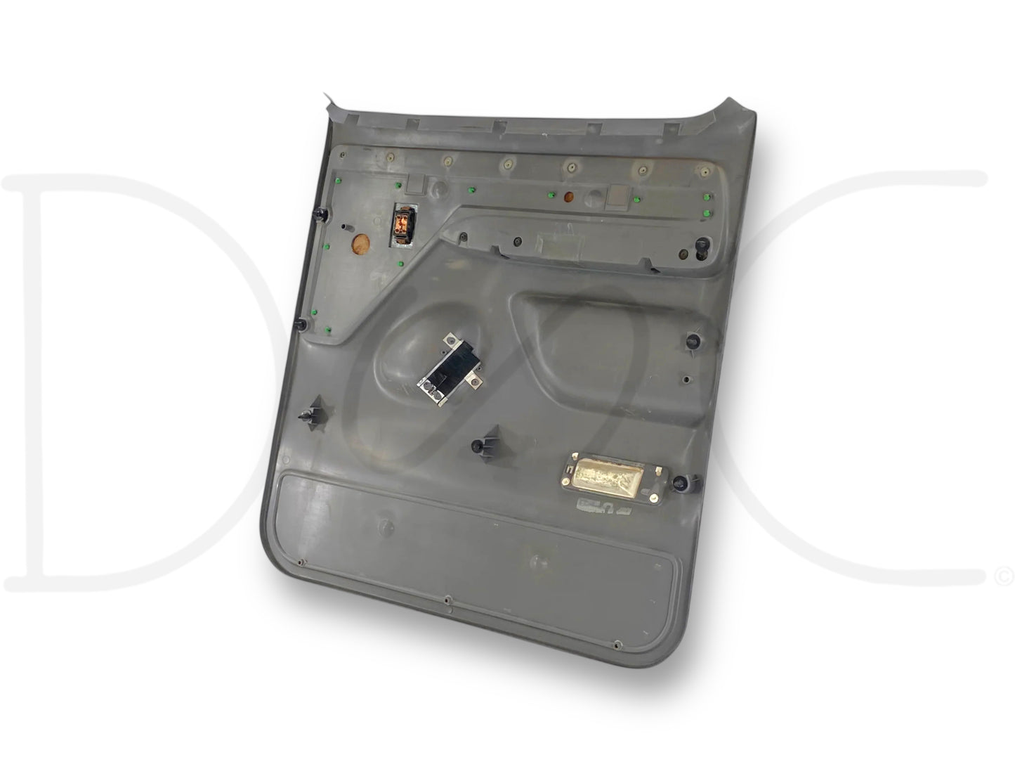 94-97 Ford F250 F350 LH Left Driver Rear Door Panel Power Gray OE