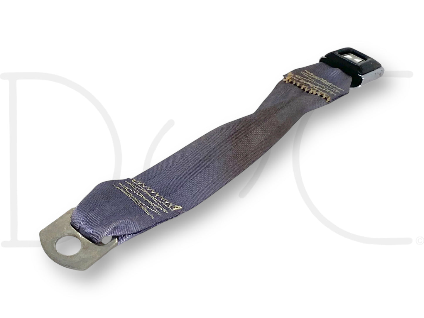 92-97 Ford F250 F350 Center Rear Seat Belt Seatbelt Latch Buckle Opal Gray OE