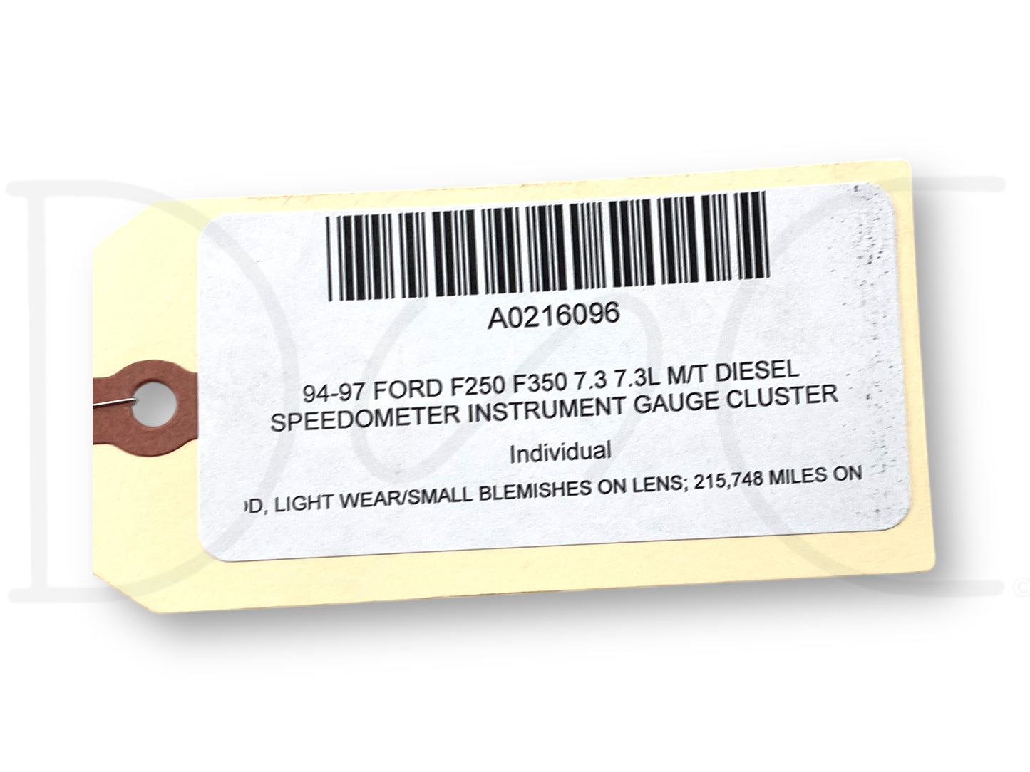 94-97 Ford F250 F350 7.3 7.3L M/T Diesel Speedometer Instrument Gauge Cluster