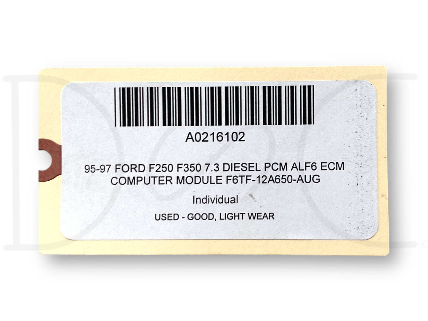 95-97 Ford F250 F350 7.3 Diesel PCM Alf6 ECM Computer Module F6Tf-12A650-Aug