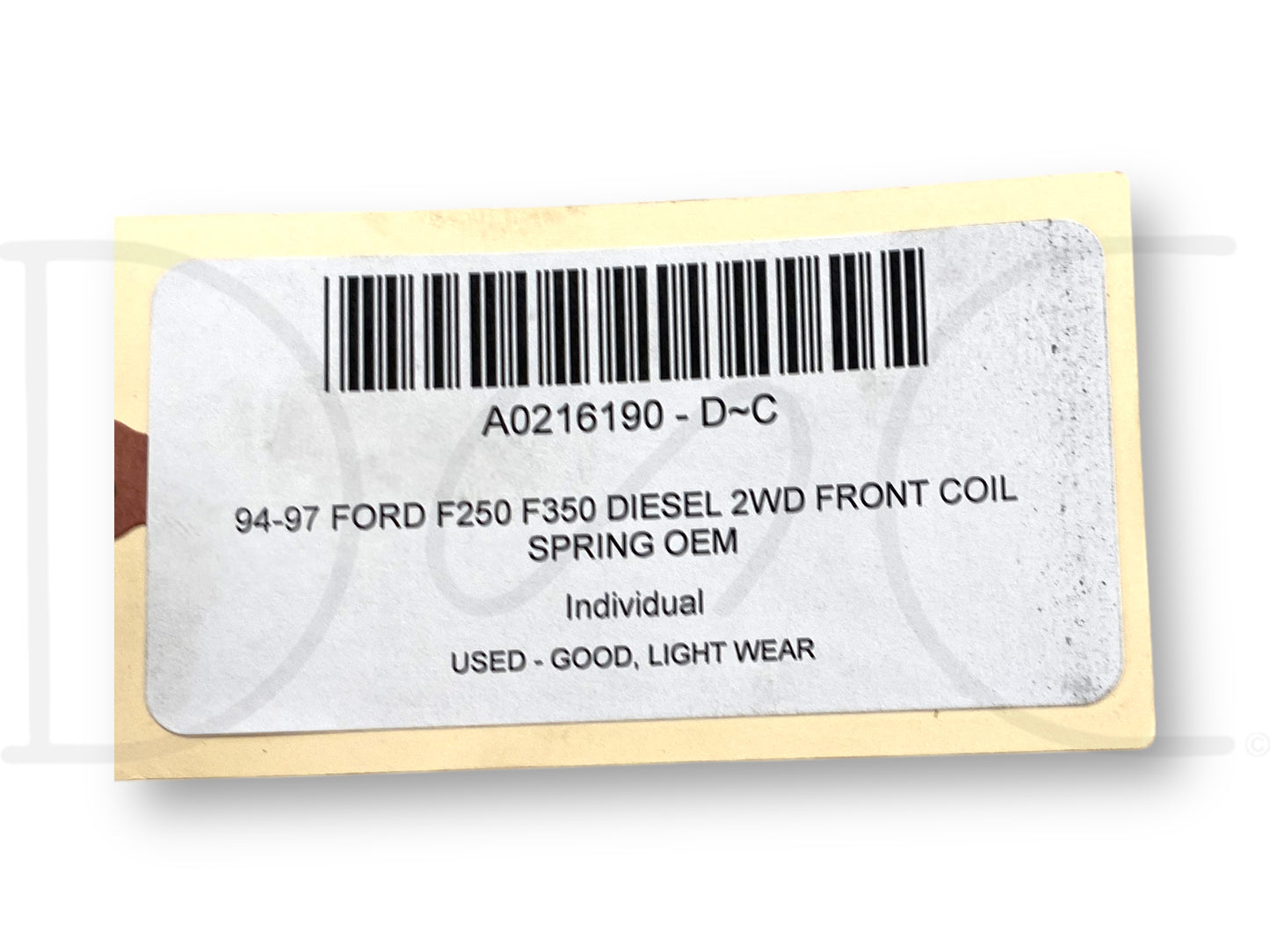 92-97 Ford F250 F350 Diesel 2WD Front Coil Spring OEM