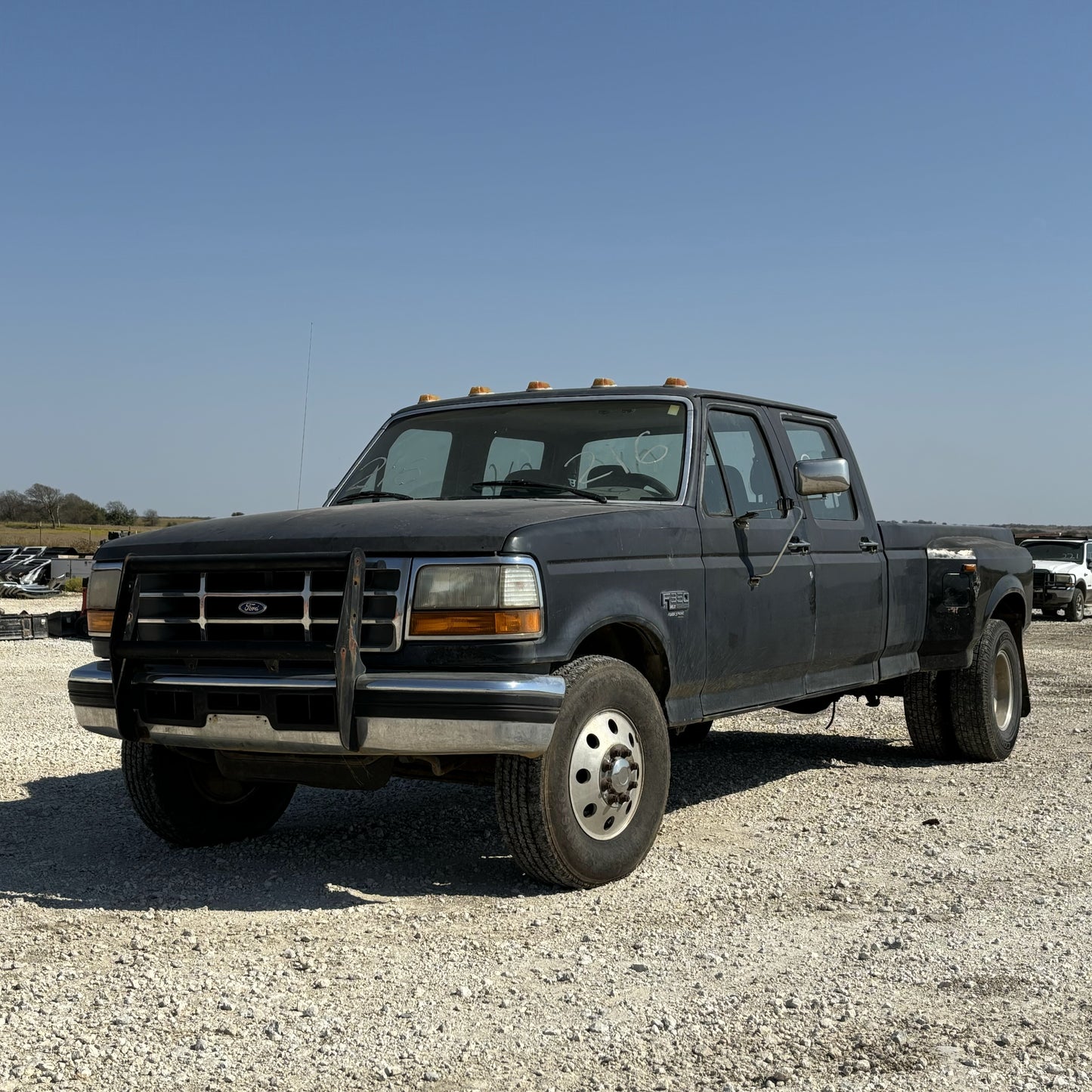 92-97 Ford F250 F350 Hood Black