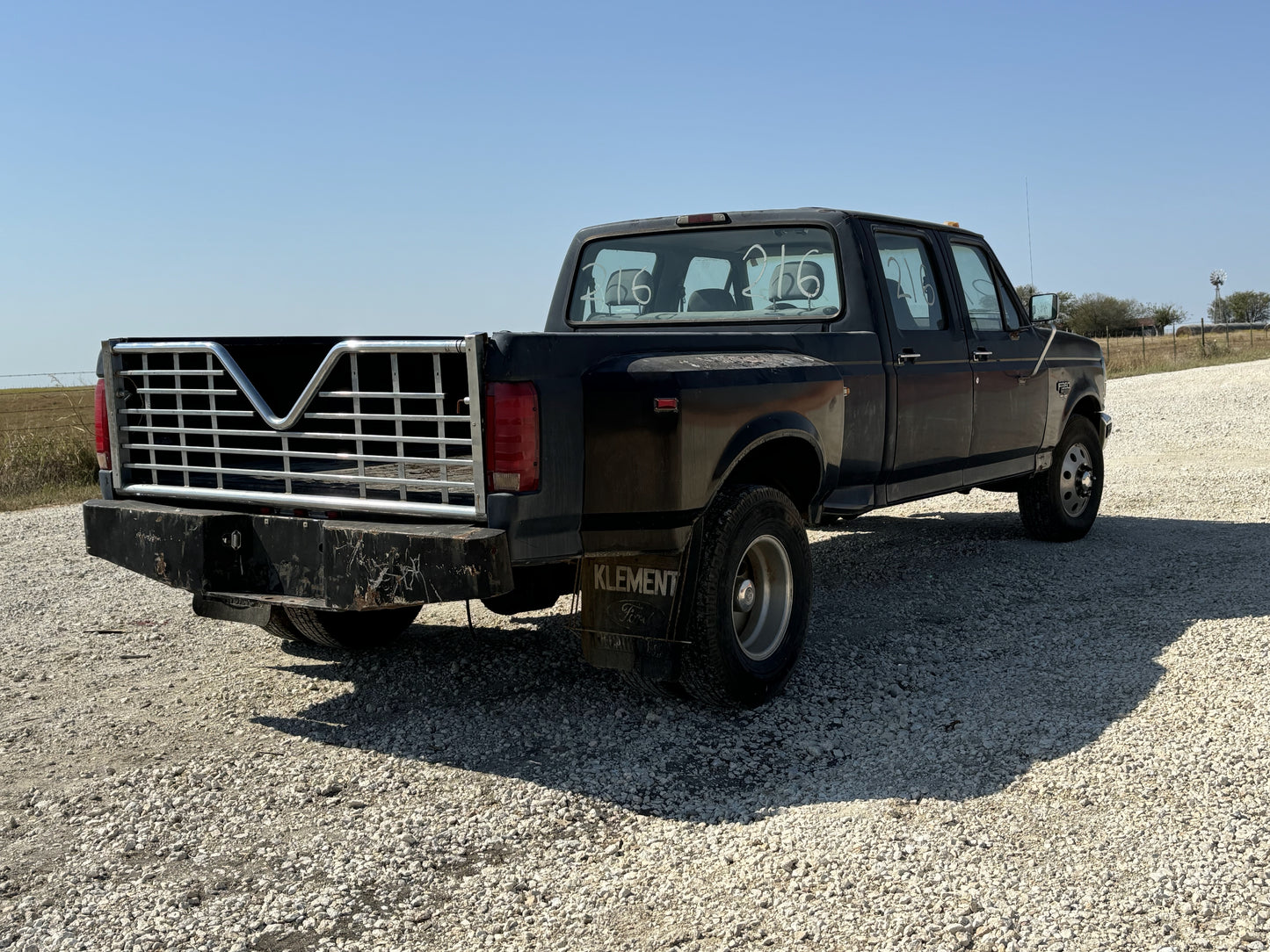 92-97 Ford F250 F350 Hood Black