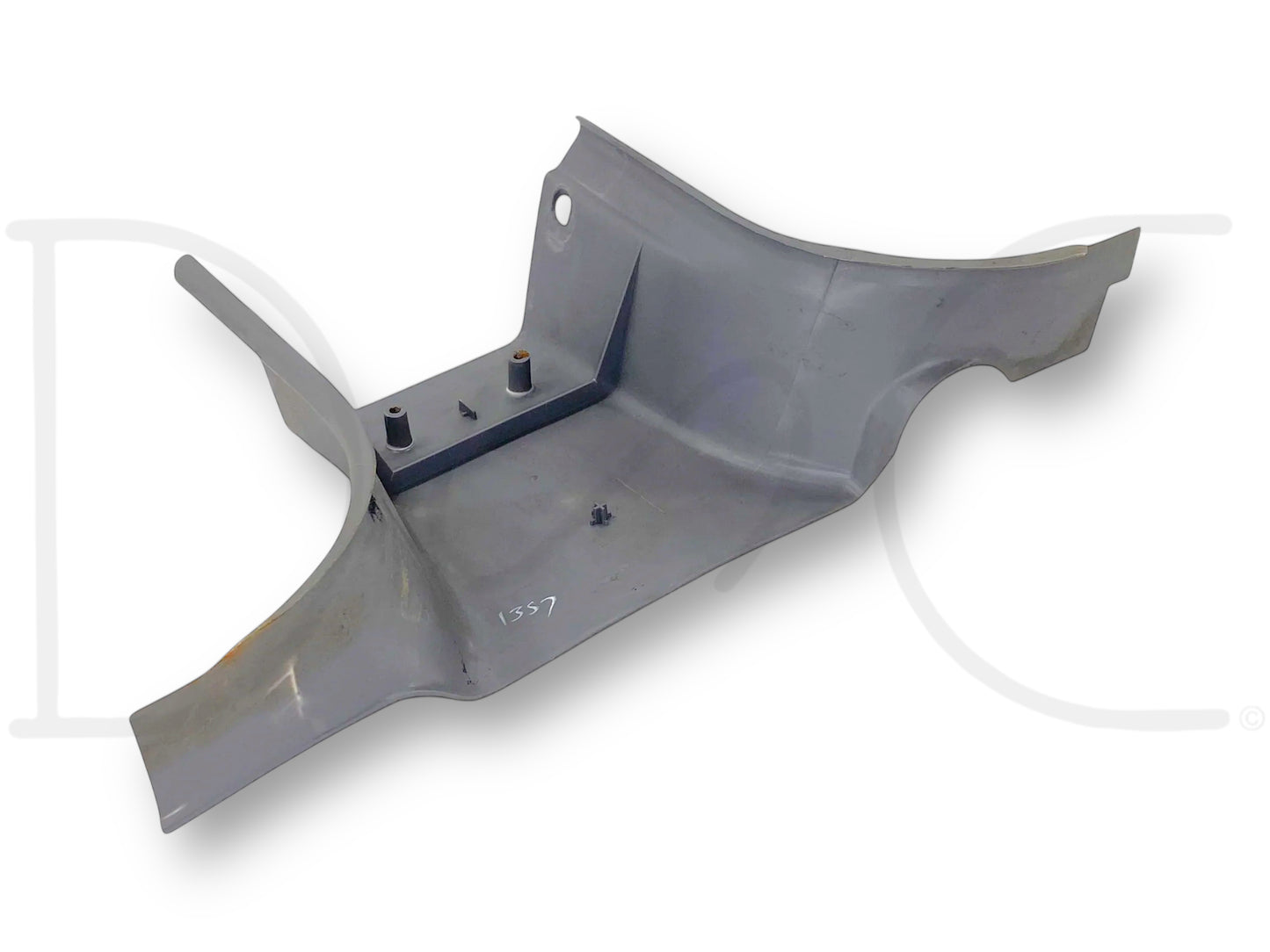 94-97 Ford F250 F350 RH Right Lower B Pillar Trim Kick Panel Gray OE