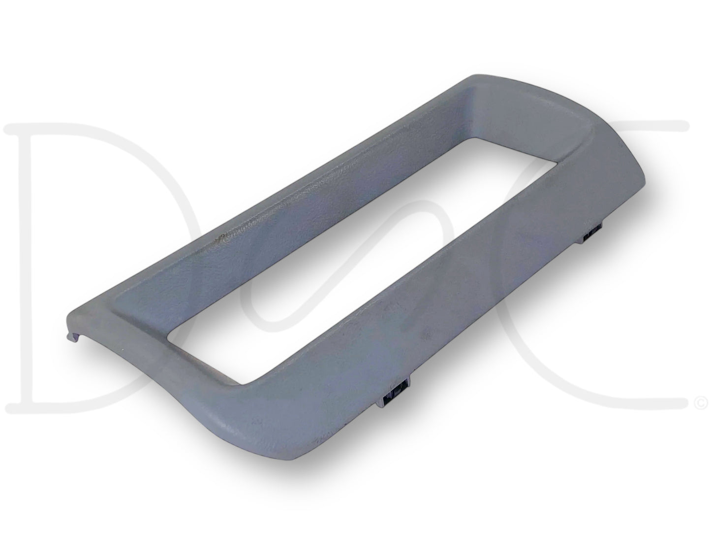 92-97 Ford F250 F350 Climate Control Dash Bezel Surround Trim Panel Opal Gray OE
