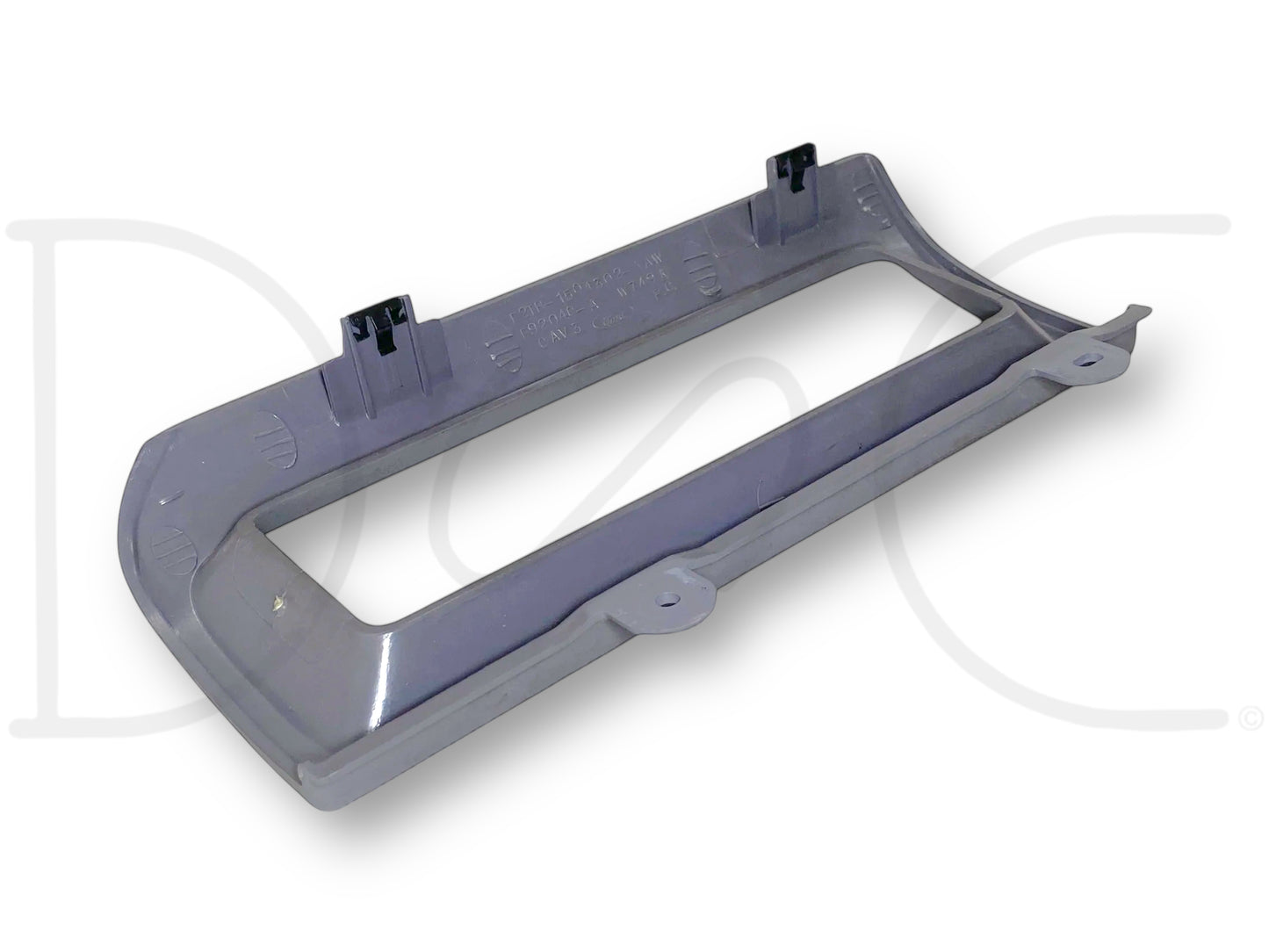92-97 Ford F250 F350 Climate Control Dash Bezel Surround Trim Panel Opal Gray OE