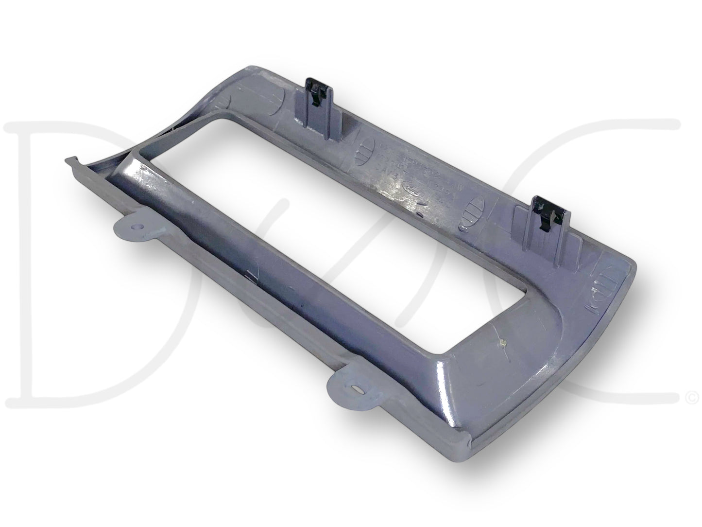 92-97 Ford F250 F350 Climate Control Dash Bezel Surround Trim Panel Opal Gray OE