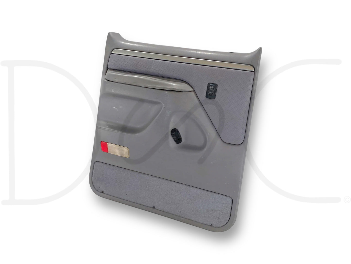 94-97 Ford F250 F350 LH Left Driver Rear Door Panel Power Opal Gray OE
