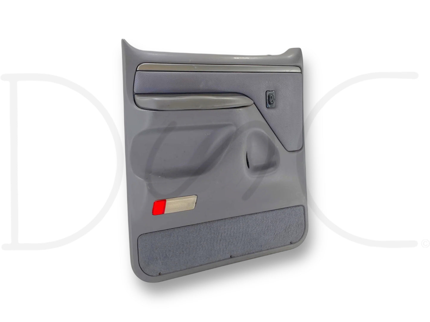 94-97 Ford F250 F350 LH Left Driver Rear Door Panel Power Opal Gray OE