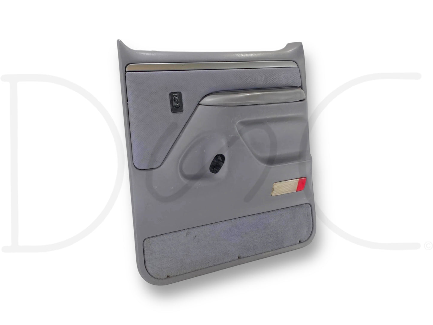 94-97 Ford F250 F350 RH Right Passenger Rear Door Panel Power Opal Gray OE