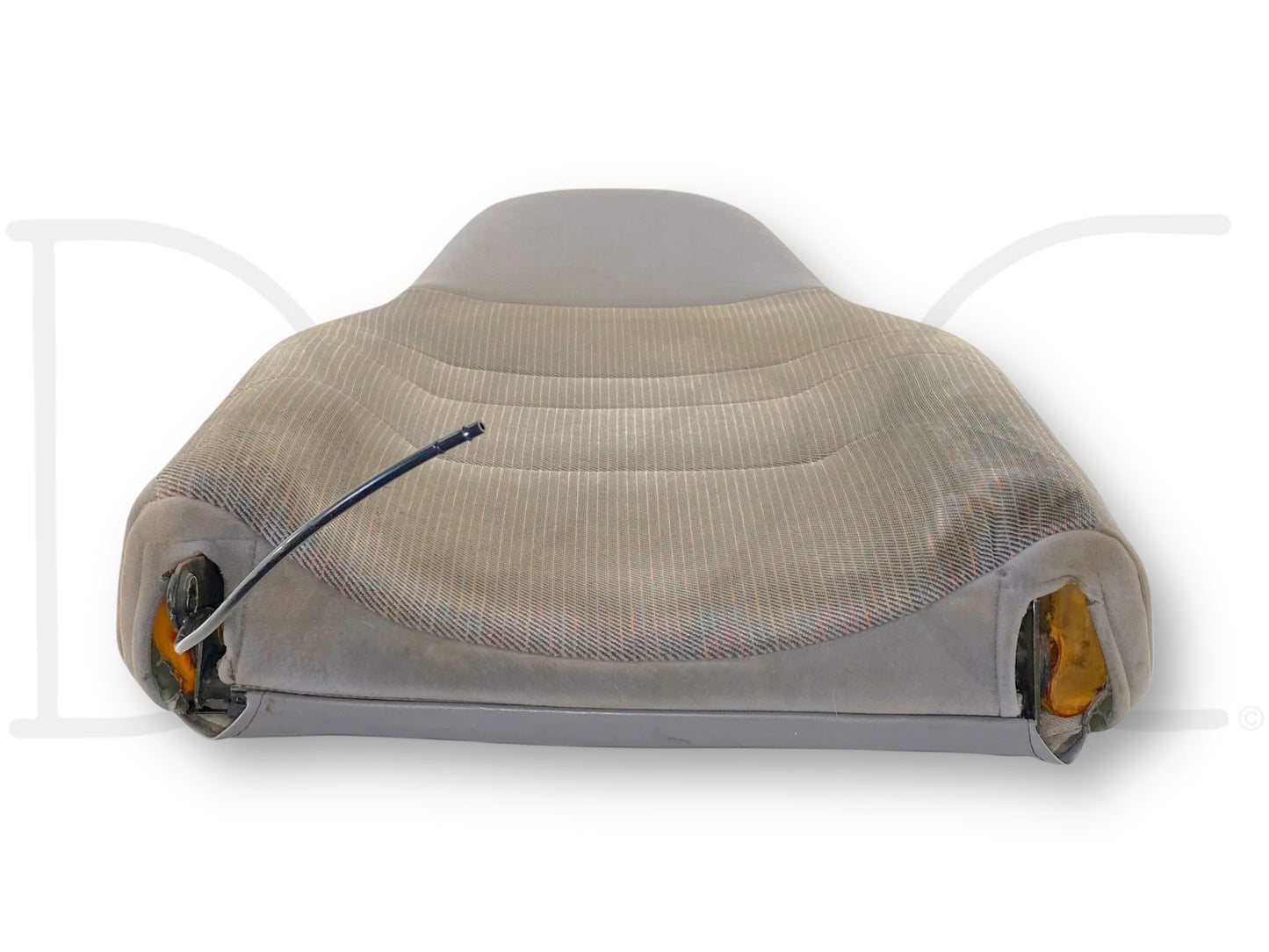 92-97 Ford F250 F350 LH Left Driver Seat Back Upper Cushion Opal Gray 40/20/40