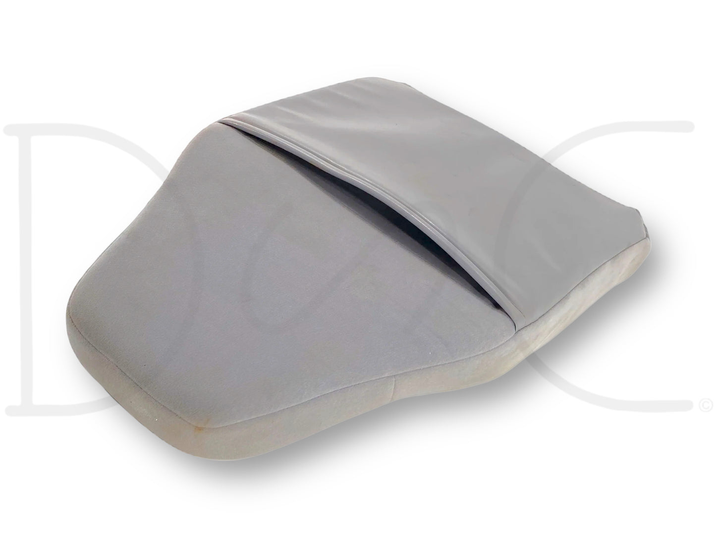 92-97 Ford F250 F350 LH Left Driver Seat Back Upper Cushion Opal Gray 40/20/40