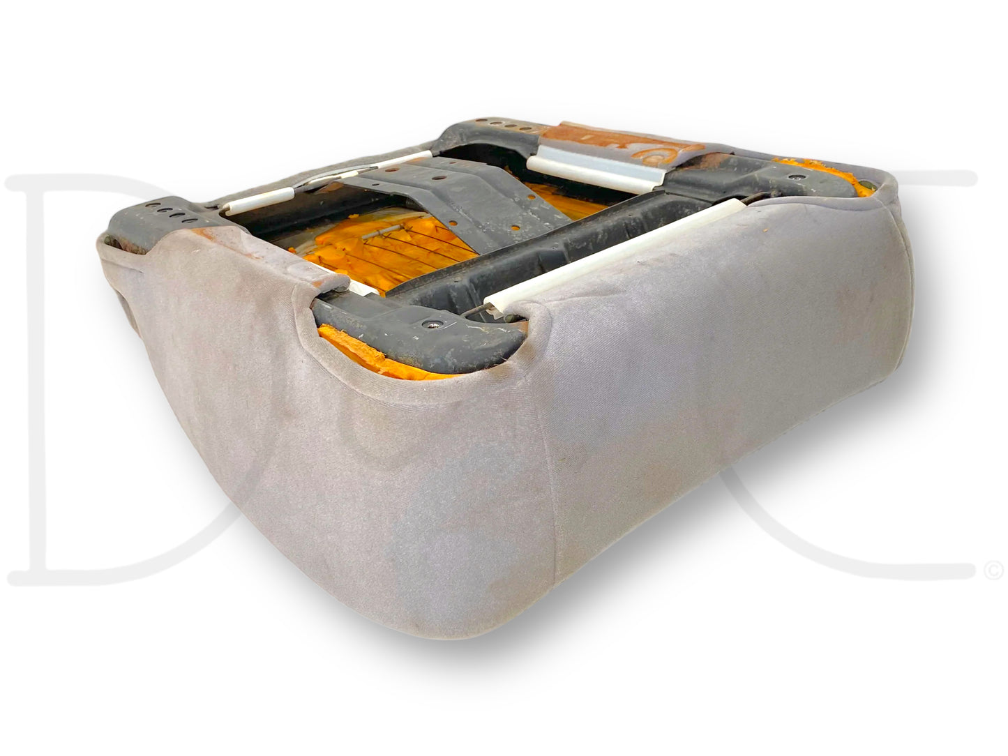 92-97 Ford F250 F350 RH Right Passenger Front Seat Bottom Cushion Opal Gray
