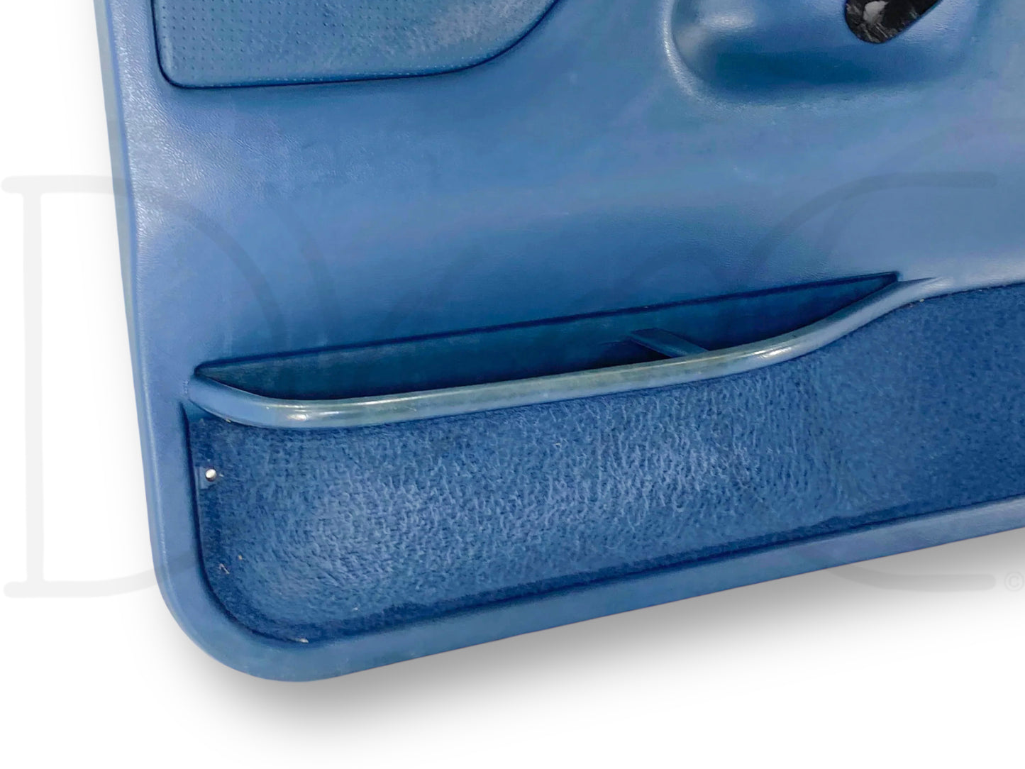 92-97 Ford F250 F350 RH Right Passenger Front Door Panel Power Blue OE