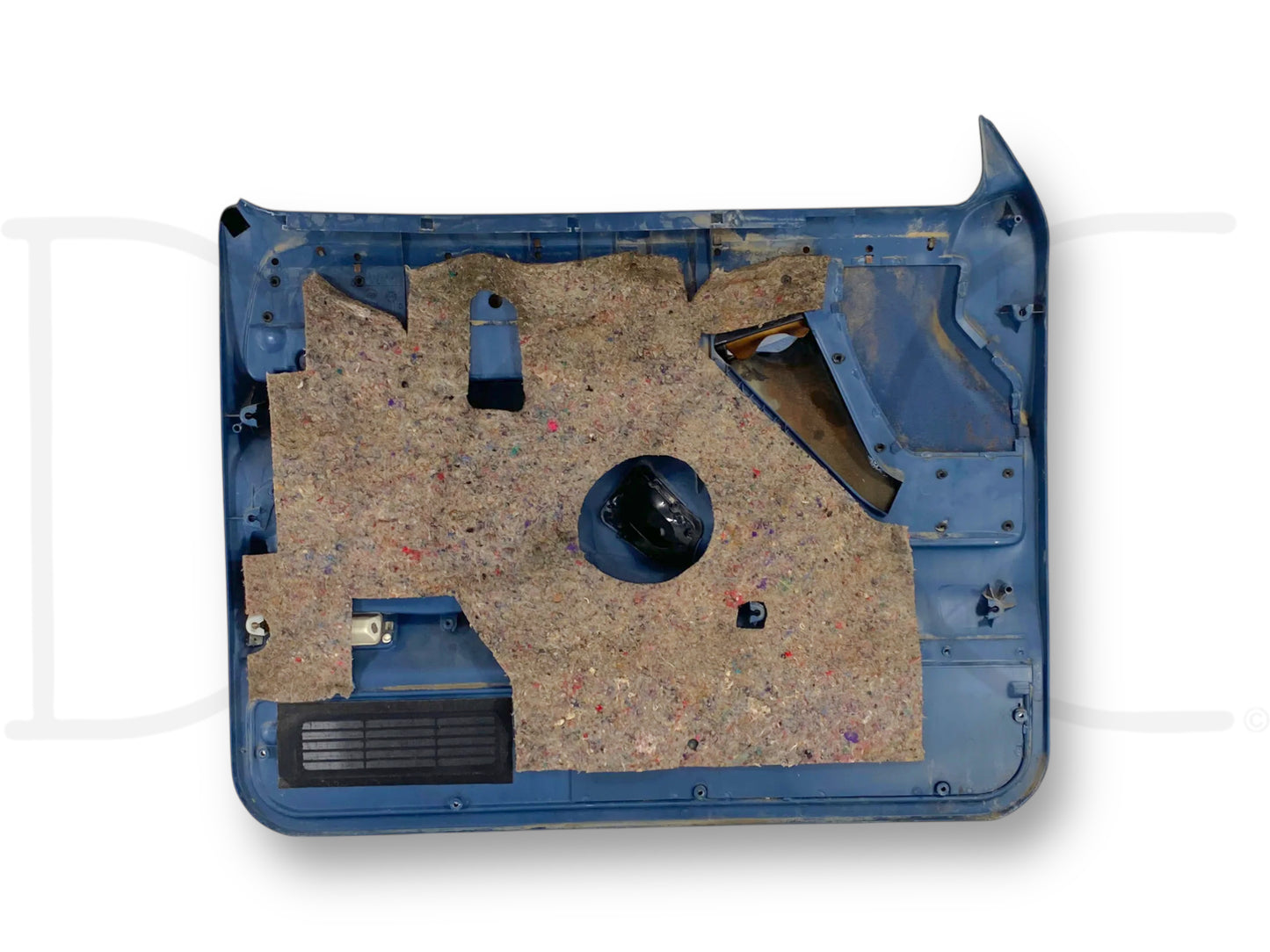 92-97 Ford F250 F350 RH Right Passenger Front Door Panel Power Blue OE